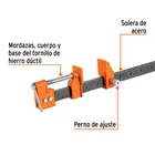 Sargento de solera 48' de acero, TRUPER 2