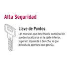 Doble jaladera, Lugo llave-mariposa, Latón Antiguo, HERMEX 4