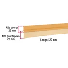 Guardapolvo fijo de 120 cm, dorado, HERMEX 3