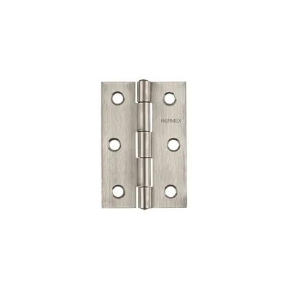 Bisagra rectangular 3 x 2', acero inoxidable, HERMEX