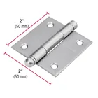 Bisagra cuadrada 2', acero inox, cabeza redonda, HERMEX 3