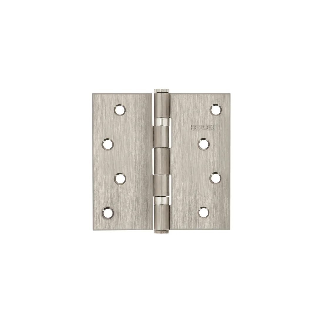 Bisagra cuadrada 4', acero inox, cabeza plana, HERMEX