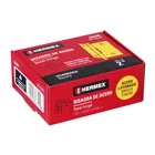 Bisagra cuadrada 2', acero latonado, cabeza redonda, HERMEX 4