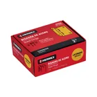 Bisagra cuadrada 2', acero latonado, cabeza plana, HERMEX 4