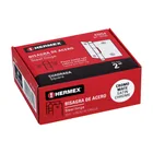Bisagra cuadrada 2', acero satinado, cabeza redonda, HERMEX 4