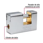 Candado antipalanca, 80mm, blindado, llave tetra, HERMEX 5