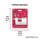 Candado antipalanca, 80mm, blindado, llave tetra, HERMEX 7