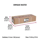 Jaladera de 160mm, línea Moderna, níquel, HERMEX 7