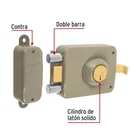 Cerradura sobreponer izq 2 barras clásica, llave tradicional 5