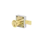 Cerradura para mueble, modelo 25, latón, HERMEX 1