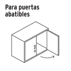 Cerradura para mueble, modelo 25, latón, HERMEX 2