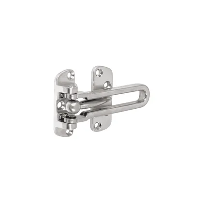 Pasador abatible para puerta, acabado cromo mate, HERMEX