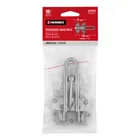 Pasador abatible para puerta, acabado cromo mate, HERMEX 4