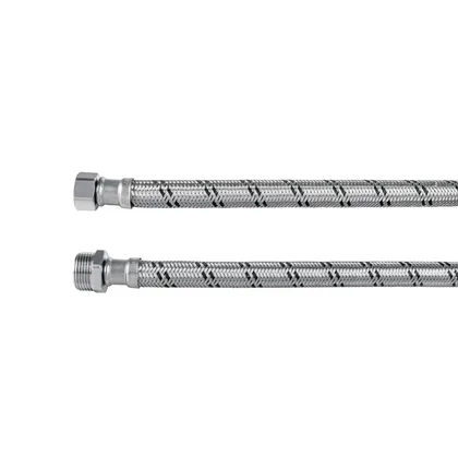 Manguera para boiler, acero inox. 1/2'H x 3/4'M, 80 cm