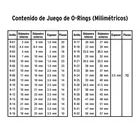 Juego O-Rings NBR 70 milimétricas 419 piezas, FIERO 2