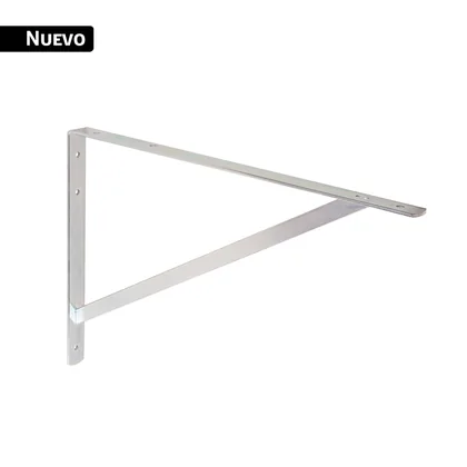 Ménsula reforzada de acero, galvanizada, 13 x 20', FIERO