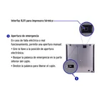 Cajón de dinero para 4 billetes y 8 monedas, VOLTECK 5