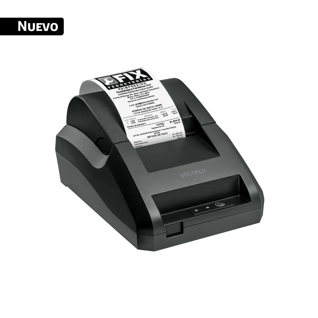 Impresora térmica de recibos 58 mm, USB+BT, corte manual