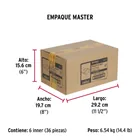 Bolsa 2 bisagras cuadradas 3', satinado, plana, BASIC 4
