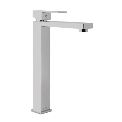 Monomando alto para lavabo, cromo, FOSET KUBO
