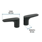 Juego manerales palanca para RIM-91M, negro, FOSET RIVIERA 2