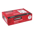 Bisagra cuadrada 3', acero satinado, cabeza redonda, HERMEX 4