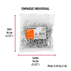 Bolsa con 144 armellas abiertas de 18 x 50, FIERO 5