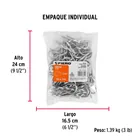 Bolsa con 72 armellas abiertas de 23 x 110, FIERO 5
