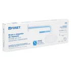 Brazo recto con chapetón para regadera, 30 cm, cromo, FOSET 4