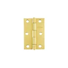 Bisagra rectangular 3 x 2', acero latonado, HERMEX 1