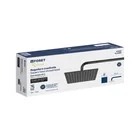 Regadera plato cuadrado 8' con brazo, negro, FOSET RIVIERA 4
