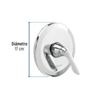 Monomando para regadera, cromo, FOSET AERO 3