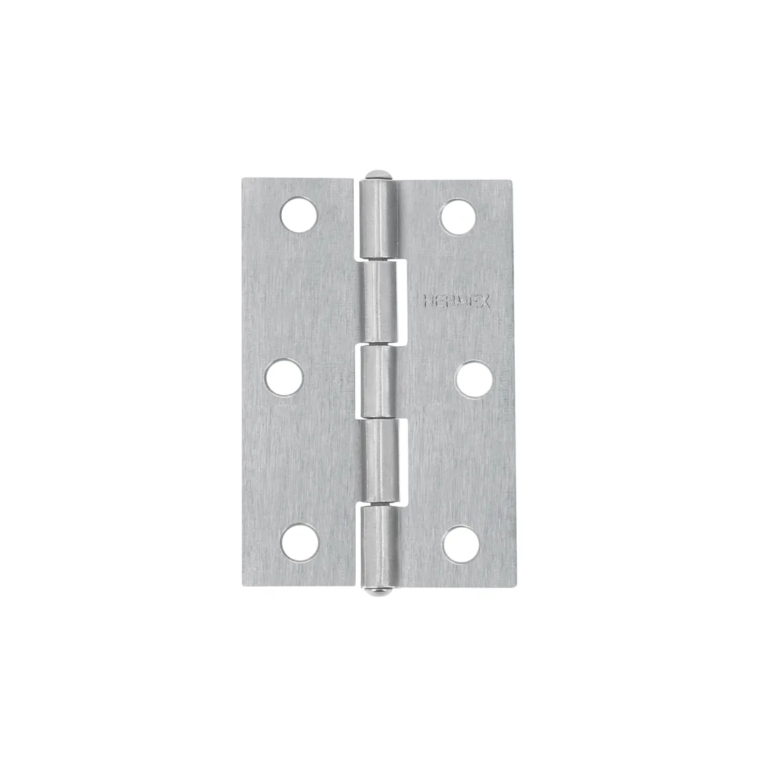 Bisagra rectangular 2-1/2 x 1-5/8', acero natural, HERMEX