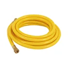 Manguera para gas, PVC amarilla, 3/8' flare,5 m, FOSET 1