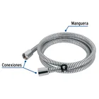 Manguera plástica de 1.5 m para regadera, FOSET AQUA 4