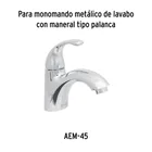 Cartucho cerámico monomando para lavabo AEM-45, FOSET 3