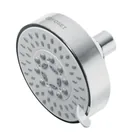 Regadera cromo 4'con 5 funciones, sin brazo, FOSET ELEMENT 1