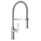 Monomando nariz flexible para fregadero, cromo,FOSET RIVIERA 1