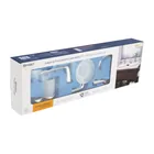 Juego de 6 accesorios para baño acabado cromo, RIVIERA 4