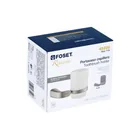 Portavaso cepillero satín con vaso de vidrio, FOSET RIVIERA 4