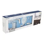 Juego de 6 accesorios para baño acabado satín, RIVIERA 4