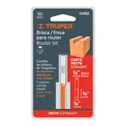 Broca para router, recta 2 filos, 1/4', mediana, TRUPER 4