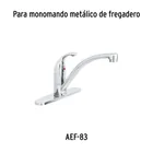 Cartucho cerámico para monomando lavabo y fregadero, FOSET 5
