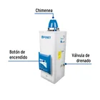 Calentador de paso, electrónico, 9L, 2 serv, gas nat, FOSET 2
