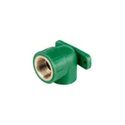 Codo oreja 90° PPR, 3/4', hembra con inserto metálico, FOSET 1