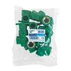Codo oreja 90° PPR, 3/4', hembra con inserto metálico, FOSET 3