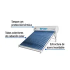 Calentador solar de agua, 20 tubos, 240L, 7 personas, FOSET 3
