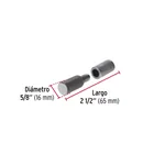 Bisagra tubular soldable de 5/8', HERMEX 3