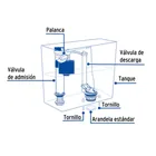 Juego accesorios para WC, 2' flotador compacto alt ajustable 2