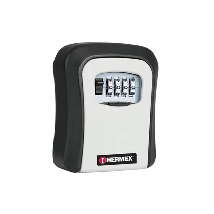 Caja guardallaves de combinación para pared, 12 cm, HERMEX